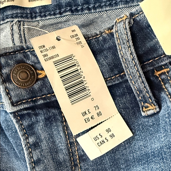 ABERCROMBIE & FITCH The Flare Ultra High Rise Jeans NWT Size 29/8 - Picture 8 of 11